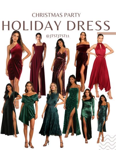 Holiday Party Dress Classy, Work Christmas Party Dress, Christmas Party Outfits Fancy Classy, Holiday Party Glam, Christmas Cocktail Dresses, Party Outfit Formal, Fancy Christmas Party, Formal Christmas Party, Holiday Party Dresses Christmas