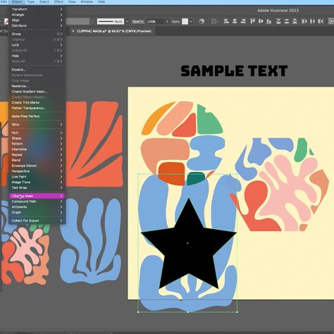 CREATIVE TIP OF THE WEEK: How to use a clipping mask in Adobe Illustrator | Make It In Design Clipping Mask Illustrator, Illustrator Practice, Air Clay, Mask Ideas, Clipping Masks, Fashion Sketch, Crop Image, Illustrator Tutorials, Clay Ideas