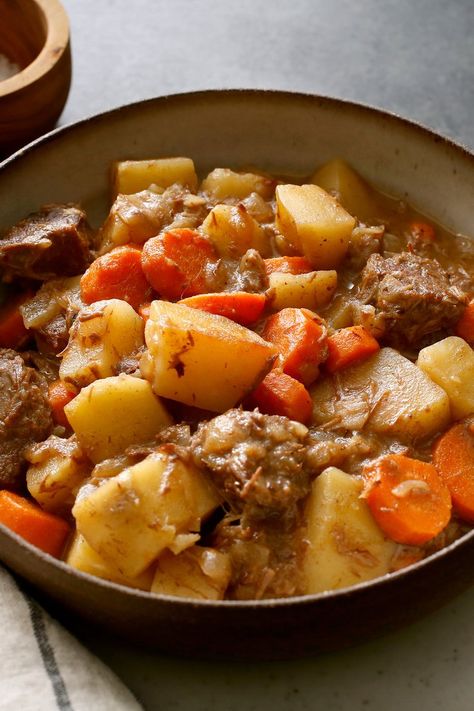 Old-Fashioned Beef Stew Recipe - NYT Cooking Old Fashioned Beef Stew, Stew Crockpot, Stew Beef, Meat And Potatoes, Crock Pots, Crockpot Beef, Nyt Cooking, Beef Stew Recipe, Stew Recipe