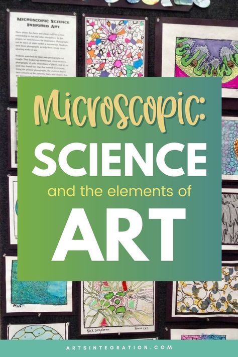 Microscopic Art, Patterns Math, Art Integration Lessons, Science Art Projects, The Elements Of Art, Steam Art, Art Lessons Middle School, Arts Integration, Math Art