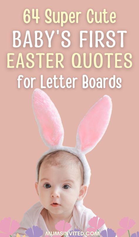 Celebrate your baby's first Easter with these happy and funny quotes on a letterboard! These adorable and so cute quotes will make for a memorable Easter photoshoot. Hop into the Easter spirit with cute bunny quotes that will have everyone smiling. Whether you're looking for sentimental or silly, these first Easter quotes will capture the joy of this special occasion. Get inspired with these first Easter quotes that are perfect for your baby's photo shoot. So Cute Quotes, Unborn Baby Quotes, Baby Card Quotes, Easter Quotes Christian, Rainbow Baby Quotes, Three Month Baby, Grandson Quotes, Love My Kids Quotes, New Baby Quotes