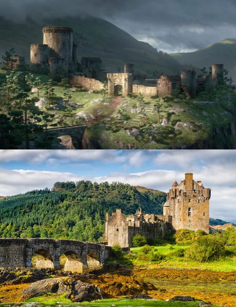 9 Disney Princess Castles Inspired By Real-Life Places That Are Bibbidi Bobbidi Beautiful Brave Movie, Disney Princess Castle, Disney Brave, Merida Brave, Inspirational Movies, Love Interest, Neuschwanstein Castle, No Love, Princess Castle