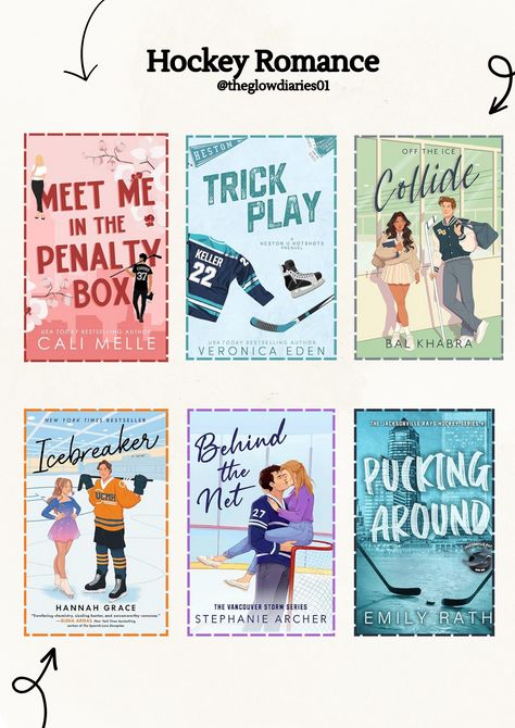 Hockey Romance Books, Romance Book Club, Romance Book Series, Sports Romance Books, Teenage Books To Read, Hockey Romance, Fiction Books Worth Reading, Book Reading Journal, Good Romance Books