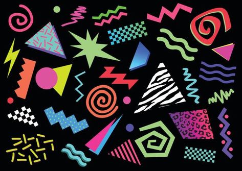 Arcade Carpet, 90s Pattern, 80s Neon, 90s Design, 80s Design, 80s Aesthetic, Retro Font, Pics Art, Art Plastique