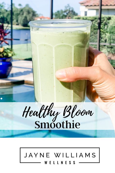 Smoothies With Bloom, Bloom Coconut Greens Recipes, Bloom Recipe Drink, Bloom Smoothie, Bloom Drink Powder Recipes, Bloom Greens Powder Recipe, Bloom Smoothie Recipes, Bloom Greens And Superfood, Chlorophyll Smoothie