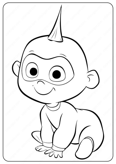 The Incredibles Tattoo, Incredibles Drawing, Pixar Characters Drawings, Jack Jack Incredibles, Jack Jack Fanart Incredibles, The Incredibles Coloring Pages, Mr Incredible Drawing, The Incredibles Artwork, Voyd Incredibles