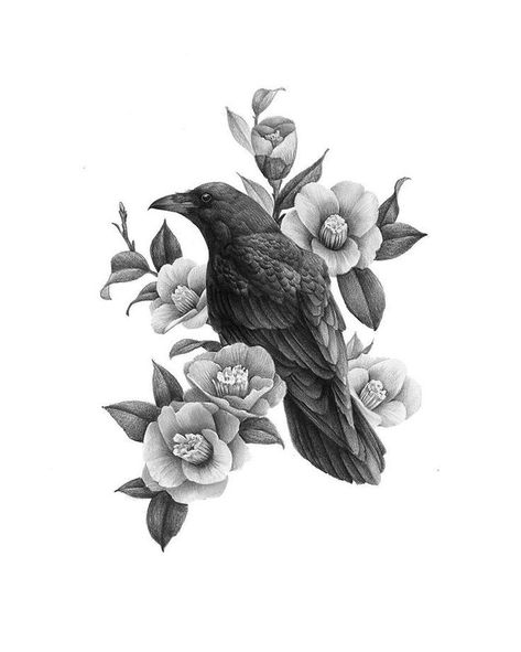 Money Symbol, Rabe Tattoo, Crow Tattoo Design, Vogel Tattoo, Petit Tattoo, Illustration Tattoo, Crow Tattoo, Raven Tattoo, Cover Up Tattoo