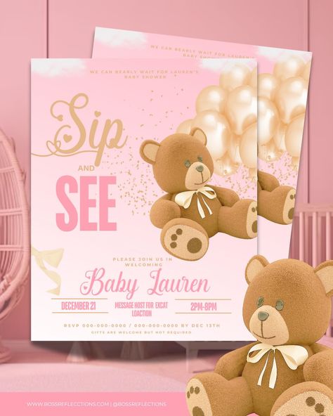 Don’t forget that I design invitations too 🧸🎀🫧 Baby shower invitation for my client @rixcyjofficial 💕 For invitations, flyers and other graphic needs visit www.bossreflections.com #flyer #flyerdesign #babyshowerinvitations #graphics #graphicdesign Baby Shower Flyer, Sip And See, I Design, Baby Shower Invitation, Shower Invitation, Invitation Design, Flyer Design, Baby Shower Invitations, Baby Shower