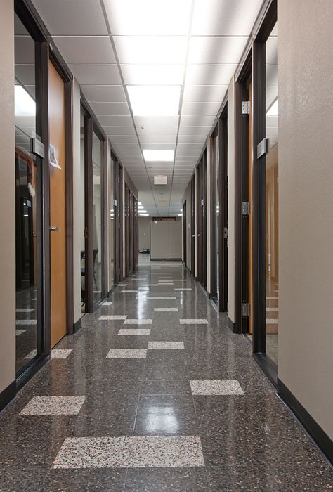 Granite Flooring Design Corridor, Chips Floor Design In Pakistan, Corridor Flooring Design, Lobby Floor Design, Parking Flooring, Terrazo Flooring, Chips Design, Floor Pattern Design, Marble Floor Pattern