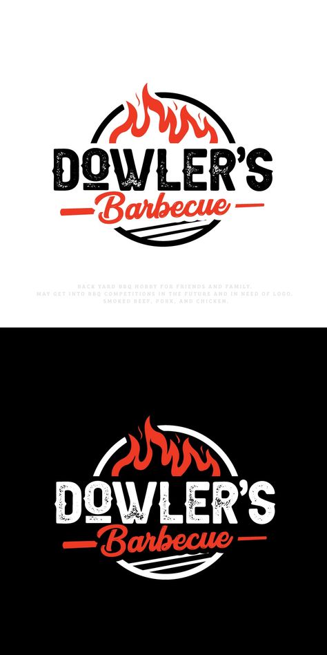 Designs | Spread the love with BBQ | Logo design contest Smokehouse Logo Design, Western Food Logo, Barbecue Logo Design, Bbq Branding Design, Bbq Graphic Design, Bbq Logo Design Ideas, Bbq Restaurant Logo, Grill Restaurant Logo, Bbq Logo Design