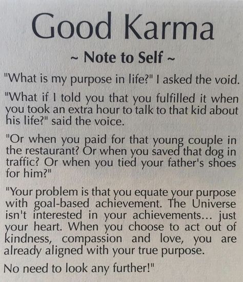 Good Karma....❤️🥰🤗 Positive Living Quotes, Life Quotes Family, Short Positive Quotes, Law Of Karma, My Purpose, Purpose In Life, Love Life Quotes, Good Karma, Positive Quotes Motivation