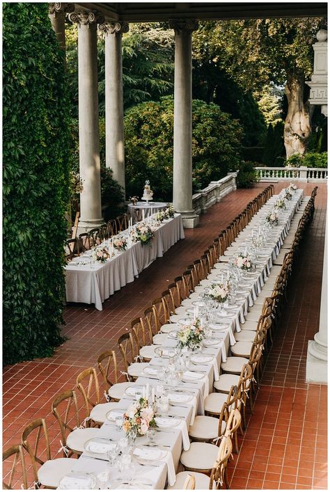 Reception Seating Layout, Wedding Reception Floor Plan, Reception Floor Plan, Long Wedding Table Decorations, Long Table Decorations, Hycroft Manor, Seating Layout, Wedding Table Layouts, Wedding Lunch