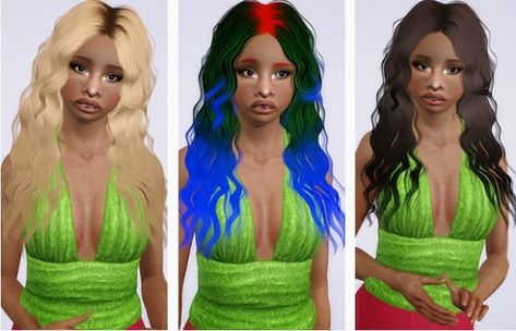 Sintiklia`s Britney hairstyle retextured by Beaverhausen for Sims 3 Sims 3 Curly Hair Cc, Sims 3 Curly Hair, 3 Curly Hair, Sims 3 Mods, The Sims 3 Cc, Ts3 Cc, Sims 3 Cc, Sims Hair, Best Sims