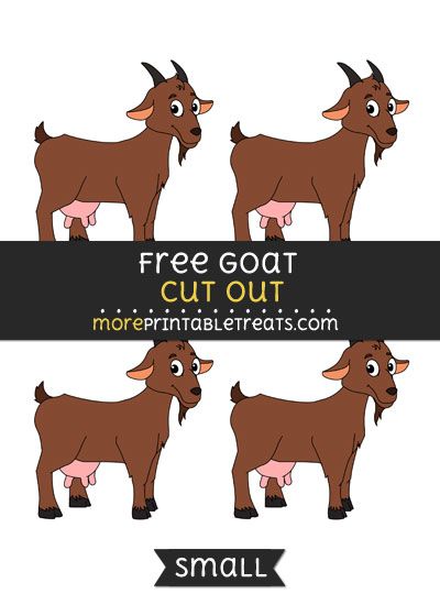 Free Goat Cut Out - Small Size Printable Kid Quilts Patterns, Billy Goats Gruff, Billy Goat, Fair Booth, Face Template, Group Ideas, Computer Paper, Paper Flower Template, Flower Template