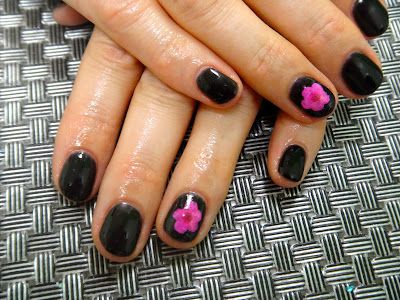 Pink and Black Gel Nail Polish Designs, Opi Gel Nail Polish, Gel Polish Nail Designs, Black Gel Nails, Opi Gel Nails, Best Gel Nail Polish, Nail Designs Pictures, Gel Nails At Home, Black Nail Polish