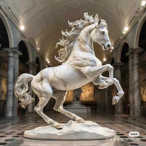 Horse Clay Art, Sculpture Art Projects, Anatomy Sculpture, Horse Statue, Plaster Sculpture, Equestrian Art, Horse Drawing, Unicorn Art, Marble Statues