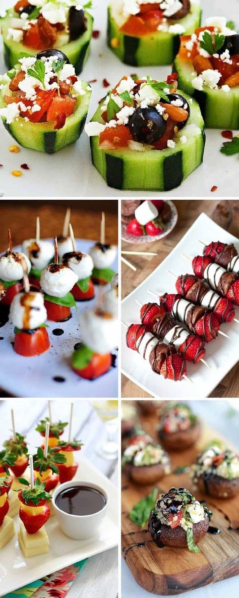 Adorable miniature versions of your favorite dishes, super Instagrammable and too cute to eat. Do not miss these mini wedding food ideas, a trend that's definitely on fleek. Bridal Shower Appetizers, Shower Appetizers, Mini Bites, Bridal Shower Food, Shower Food, Snacks Für Party, Bridal Brunch, Party Food Appetizers, Mini Foods