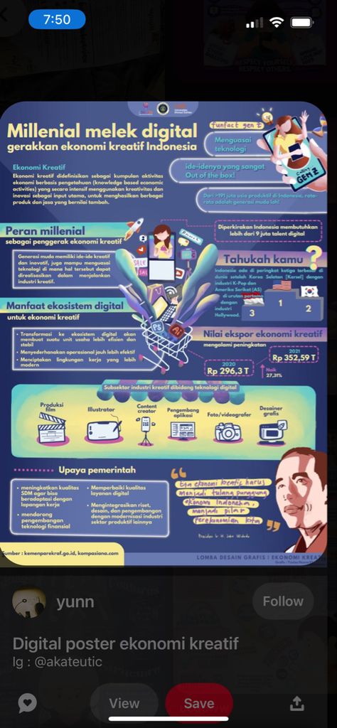 Poster Teknologi, Info Grafis, Research Poster, Quick Saves