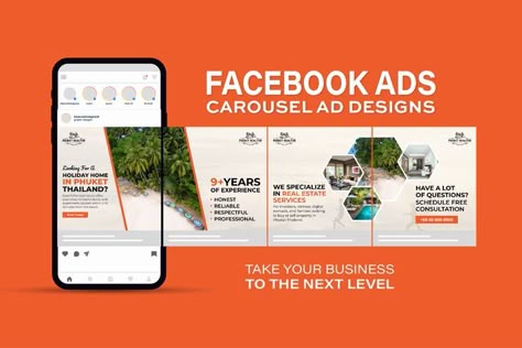In my opinion, Facebook carousel ads are an ideal ad creative alternative that we should test initially because more than 70% of marketers believe that carousel ads capture more customer attention than other ad creatives. A creative designer understands how to add value to your carousel ad design, resulting in increased sales. Facebook Carousel Ads, Facebook Ads Design, Creative Banners, Facebook Design, Ad Creative, Social Media Design Inspiration, Display Ads, Pinterest Ads, Facebook Ads
