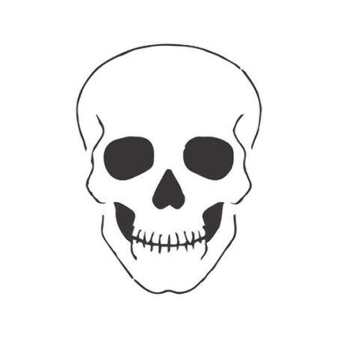 Simple Skull Drawing, Easy Skull Drawings, Small Skull Tattoo, Sculpture David, Simple Skull, Skull Sketch, Dibujo Simple, Skulls Drawing, Hur Man Målar