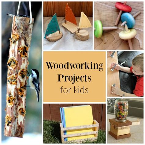 Do you have a handy kid? All of my little ones amaze me with what they are capable of (when I give them the opportunity to show me, that is). Madeline didn’t have too many opportunities when she was little, I’m afraid to say. I cringed with the idea of her using a hammer or...Read More » Kids Woodworking Projects, Engineering School, Woodworking Plans Patterns, Build Projects, Waldorf Homeschool, Woodworking Projects Furniture, Woodworking Plans Beginner, Wooden Signs Diy, Woodworking Projects For Kids