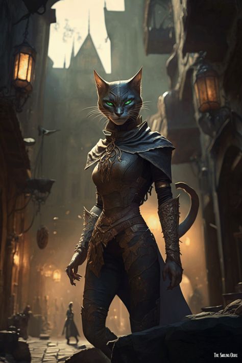 Tabaxi Black Panther, Tabaxi Arcane Trickster, Tabaxi Shadow Monk, Panther Tabaxi Female, Tabaxi Assassin Female, Black Cat Humanoid, Black Cat Tabaxi, Tabaxi Druid Dnd, Tabaxi Female Monk