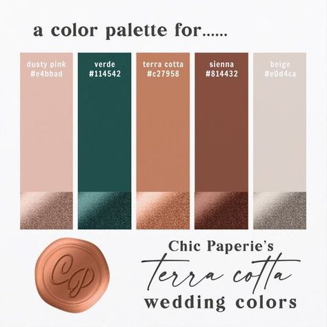 Terracotta Color Palette, Watercolor Wedding Invitation Suite, Pink Color Palette, Beige Color Palette, Watercolor Wedding Invitation, Beige Wedding, Wedding Color Inspiration, Color Palette Pink, Brand Color Palette