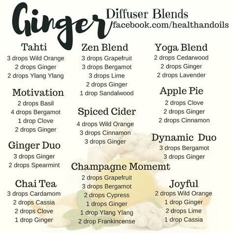 Ginger diffuser blends Top Essential Oils, Smell Nice, Doterra Diffuser Blends, Essential Oil Combinations, Doterra Essential Oils Recipes, Essential Oil Diffuser Blends Recipes, Essential Oils Guide, Ginger Essential Oil, Essential Oils Herbs