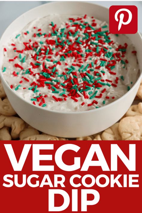 Sugar Cookie Dip – Six Vegan Sisters Dairy Free Dessert Dip, Sugar Cookie Dip, Six Vegan Sisters, Dairy Free Sugar Cookies, Vegan Holiday Desserts, Cookie Dip, Dessert Dip Recipes, Vegan Gluten Free Cookies, Gluten Free Dairy Free Dessert