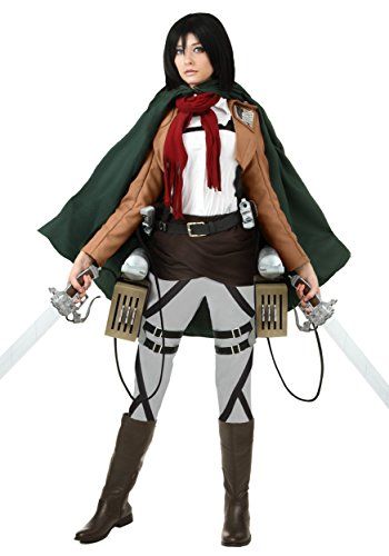 #CosplayCostumes Mikasa Costume, Anime Costume Women, Halloween Costumes Anime, Attack On Titan Costume, Mikasa Cosplay, Attack On Titan Cosplay, Attack On Titan Mikasa, Titan Cosplay, Womens Cosplay