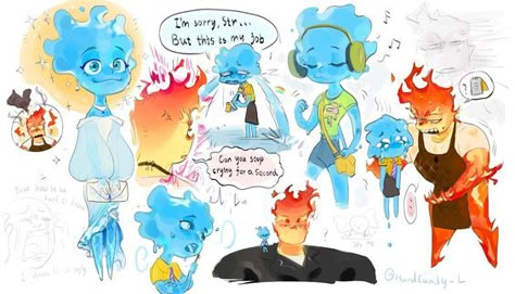 Fireboy And Watergirl Fanart, Cool Pfps For Discord, Fireboy And Watergirl, Culture Magazine, Cartoons Love, Pixar Movies, Cartoon Crossovers, Disney Fan Art, Disney And Dreamworks