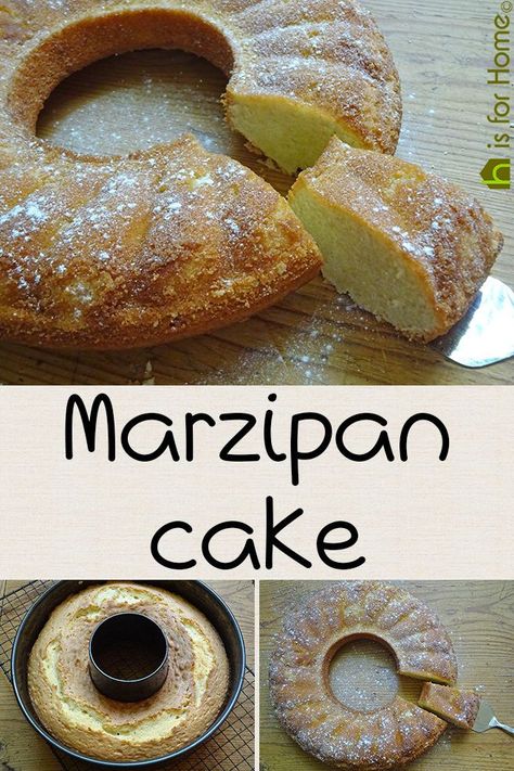 Easy Almond Cake, Easy Almond Cake Recipe, Almond Ring, Marzipan Cake, Almond Cake Recipe, Ring Cake, Almond Cake, Delicious Cake Recipes, Nigella Lawson