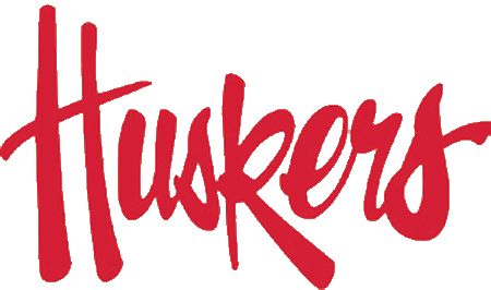 Nebraska Cornhuskers Wordmark Logo (1983-2011) - Husker in red scratch script Cornhuskers Football, Nebraska Cornhuskers Football, Husker Football, Nebraska Football, Oregon Ducks Football, Nebraska Huskers, M Logo, Notre Dame Football, Word Mark Logo