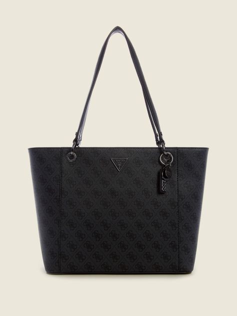 Noelle Elite Quattro G Tote | GUESS Guess Tote Bag, Bags Guess, Big Handbags, Guess Bags, Big Bags, Louis Vuitton Bag Neverfull, Accessories Store, Black Tote Bag, Cute Bag