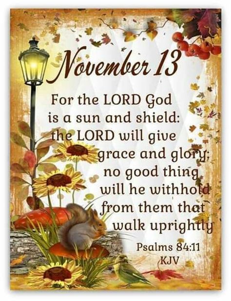 November 13 Quotes, November 13 Blessings, November Verses, November Greetings, November Prayer, November Scripture, November Blessings, December Scriptures, Christmas Cubicle