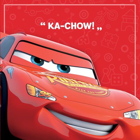 Ki gondolná, hogy 16 éve gurult be az életünkbe Villám McQueen, a menő piros verda?! KA-CHOW! - Ismered a híres jelmondatát? És tudod, mit jelent? #idézet #Verdák #REGIOJÁTÉK Mcqueen Cars 3, Ka Chow, Disney Cars Wallpaper, Cute Disney Outfits, Run Disney, Boss Baby, Cars Movie, Car Cartoon, Car Posters