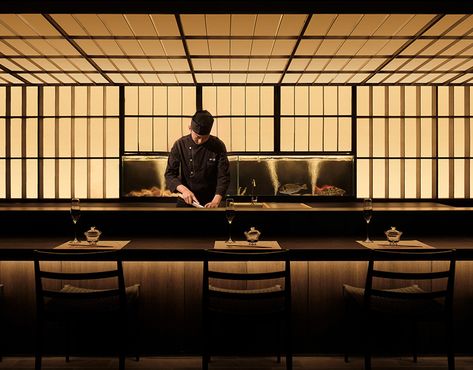 Behance에서의 Ink Snow | 凹砚·墨雪 Berlin Bar, Club Design Interior, Japanese Restaurant Interior, Japanese Restaurant Design, Japan Restaurant, Commercial Space Design, Sake Bar, Japanese Bar, Nanjing China