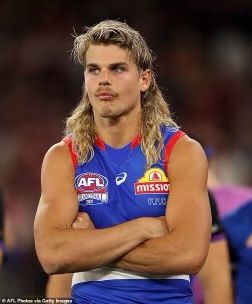 Bailey Smith Afl, Bathroom Shrine, Bailey Smith, Afl Players, French Cat, Mullet Hair, Western Bulldogs, Girls Bathroom, Mullet Hairstyle