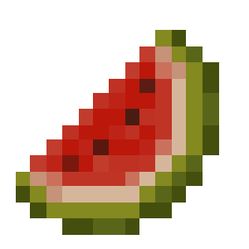 Minecraft Party Food ideas/font Minecraft Watermelon, Minecraft Party Food, Minecraft Png, Minecraft Diy Crafts, Minecraft Room Decor, Pixel Art Food, Memes Minecraft, Minecraft Stickers, Pixel Art Minecraft