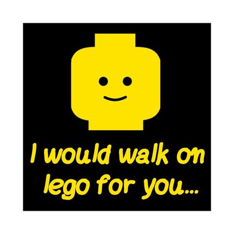 Lego Sayings, Lego Quotes, Lego Night, Lego Family, Step On A Lego, Lego Sculptures, Lego Blocks, Lego Room, Lego Worlds