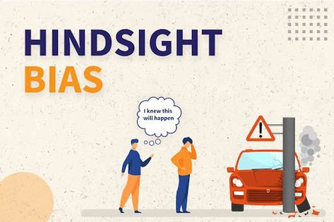 Hindsight bias is the tendency to think that any information is less surprising once you know it. Hindsight Bias, Logical Fallacies, Stock Screener, Cognitive Bias, Fixed Mindset, Win Or Lose, Financial Wellness, You Know It, New Perspective