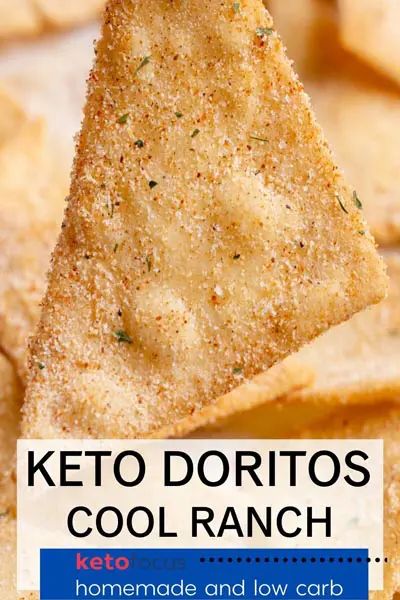 Keto Cool Ranch Dorito Chips Keto Doritos, Low Carb Tortilla Chips, Cool Ranch Doritos, Dorito Chip, Low Sugar Dinners, Keto Tortillas, Low Carb Low Fat Recipes, Diet Recipes Easy, Low Carb Low Sugar