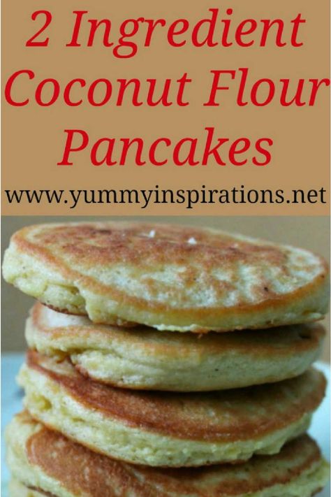 Pancake Recipe No Baking Powder, Pancakes Recipe Easy, Paleo Pancake Recipe, Coconut Flour Pancakes Recipe, Waffle Recipe Healthy, Easy Waffle Recipe, Keto Breakfast Smoothie, Paleo Pancakes, Coconut Flour Pancakes