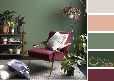 sage green living room ideas and combinations | CyrusCrafts Berry Living Room, Room Ideas Color, Maroon Living Room, Sage Green Living Room Ideas, Green Living Rooms, Sage Green And Grey, Olive Living Rooms, Sage Living Room, Green Living Room Ideas