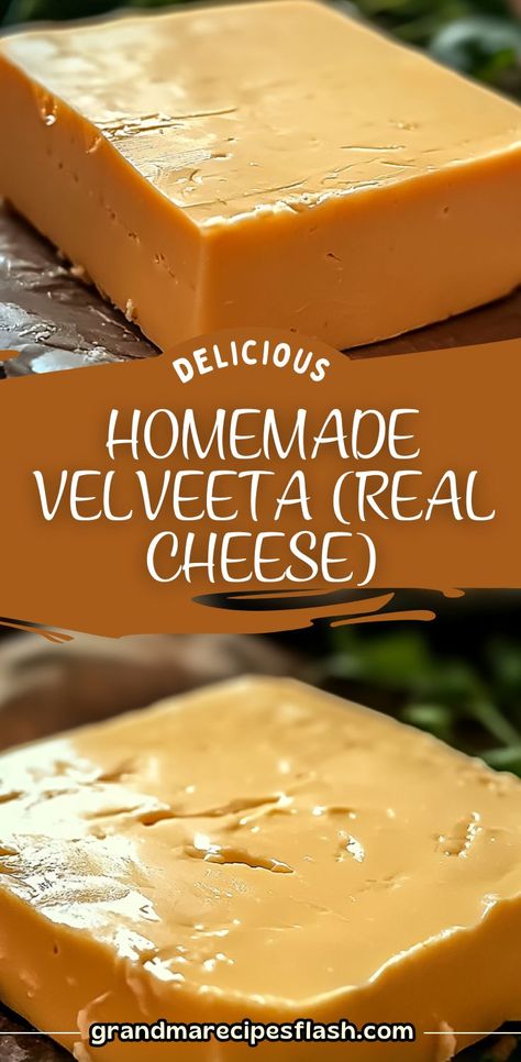 Make your own creamy and smooth Velveeta cheese at home with just a few simple ingredients. This homemade version is made from real cheddar and milk powder, giving you that authentic, melt-in-your-mouth goodness without all the artificial additives. Perfect for cheese dips, sandwiches, or a grilled cheese! #HomemadeVelveeta #RealCheese #Velveeta #CheeseLovers #MeltedCheese #DIYVelveeta #HomemadeCheese Homemade Velveeta, Recipes With Velveeta Cheese, Cheese At Home, Cheese Dips, Velveeta Cheese, Homemade Cheese, Zucchini Bread, Milk Powder, Cheese Dip