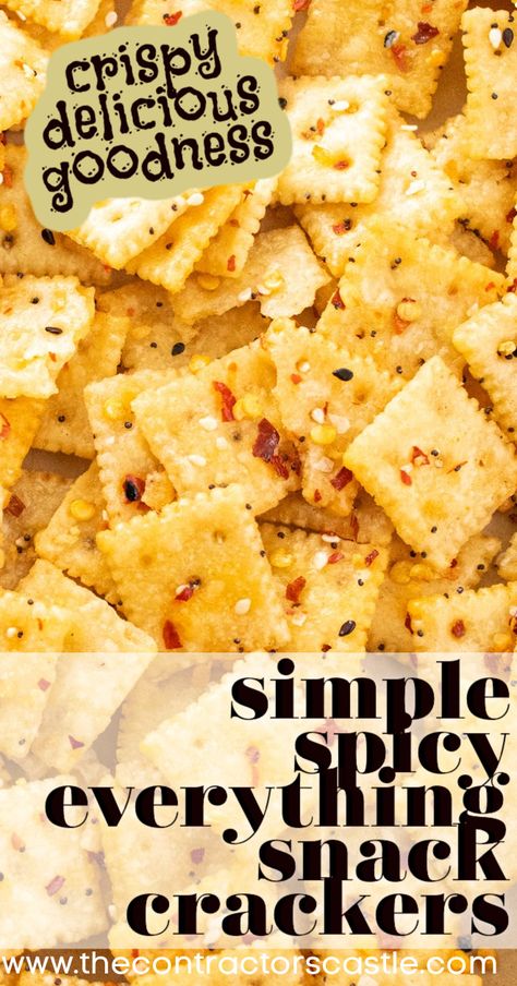 Spicy Everything Mini Saltine Snack Crackers is a deliciously addictive party snack that is super quick to mix together. Easy Spicy Everything Mini Saltine Snack Crackers AKA Alabama Fire Crackers is an easy little snack with a big and bold party cracker attitude. This easy recipe is a twist on the famous Fire Crackers but are made with mini saltines. Small in size and big in spicy flavor, make a double batch of these yummy bite sized treats and serve them instead of popcorn on movie nights. Spicy Ranch Crackers Recipe, Mini Saltines, Goldfish Crackers Recipe, Ranch Crackers Recipe, Alabama Fire Crackers, Spicy Crackers Recipe, Seasoned Saltine Crackers, Spicy Crackers, Seasoned Crackers