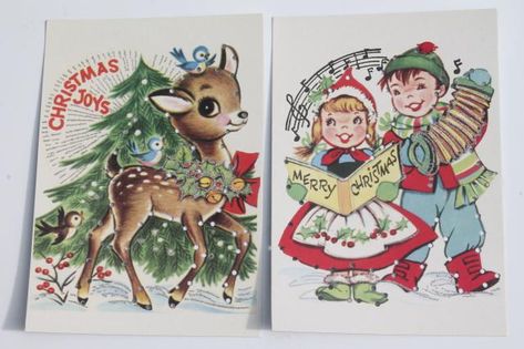 Moda home children's sewing lacing cards, retro Christmas card art illustrations Retro Christmas Cards, Reindeer Card, Lacing Cards, Deer Pictures, Vintage Reindeer, Research Tools, Christmas Card Art, Thoughtful Christmas Gifts, Merry Christmas Gifts