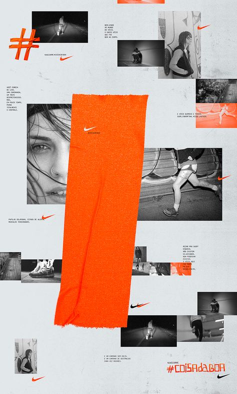 Running Campaign, Sport Art Direction, Nike Poster, Logos Retro, Graphic Design Brochure, Nike Design, Sports Design Inspiration, Sport Poster Design, Graphics Layout