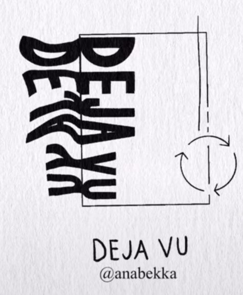 Deja Vu Drawing, Deja Vu Tattoo, Dejavu Tattoo, Tattoos Inspo, Olivia Rodrigo Sour, Simple Tattoo, Deja Vu, Minimal Tattoo, Inspirational Tattoos