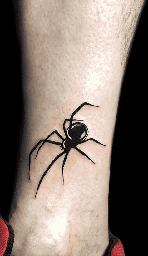 Spider Tattoo Design Images (Spider Ink Design Ideas) Spider Tattoo Design Men, Spider Tattoo Cover Up, Spider Tattoo For Women Leg, Spider Crawling Tattoo, Spider Cover Up Tattoo, Spider Tattoo Ideas For Men, Small Spider Tattoo Men, Spider Line Tattoo, Spider Ankle Tattoo